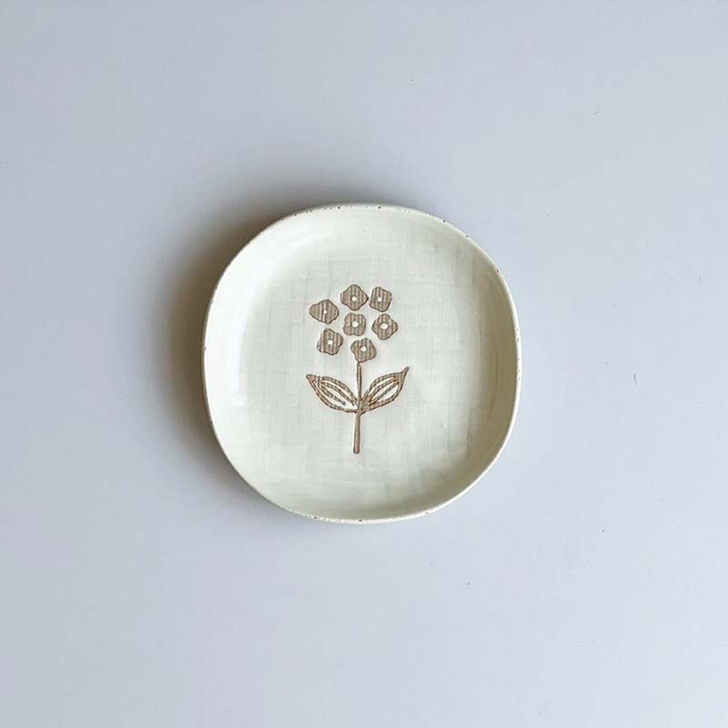 wanohana 小皿　白